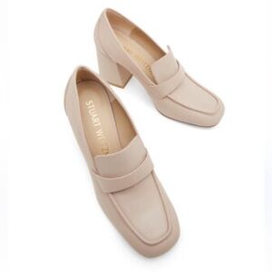 STUART WEITZMAN Sleek 35 Loafer In Dune $395
Women size 9.5 New